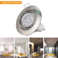 10pcs Modernos Spot De Techo Con Soporte Y Encaje Metálico Para Luz LED Fuente De Luz MR16 GU10 Incluida Estudio - details 7