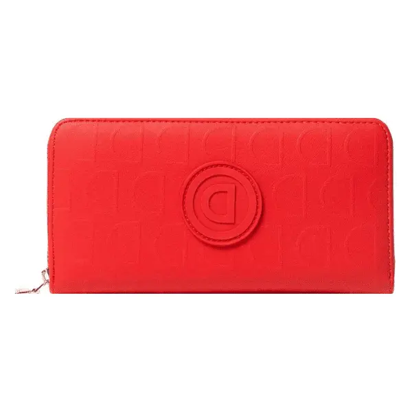 Desigual Monedero Lazarus Zip Around 20SAYP14 Rojo Mujer 19x10x2cm Cierre Cremallera - 1