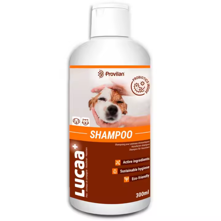 Provilan Champú Protector para Mascotas – Efectivo Champú Libre de Químicos – Preventivo de Alergias en Mascotas – Eficaz Antibacteriano y Antialergénico Probiótico – Protección Ecologica y Eficaz – Formato RTU (Listo para usar) – Frasco 300 m - 1