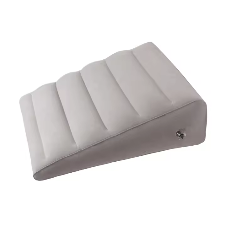 Almohada De Viaje Para Camping Soporte De Rodilla Y Pie Inflable Ergonómica Para Elevación De Piernas Y Espalda Material PVC Y Poliéster - 1