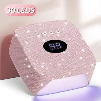 Lámpara UV Para Uñas 72W Recargable 30 LEDs Secado Rápido Para Manicura Y Artículos De Uñas Profesionales Para Hogar Y Salón - details 10
