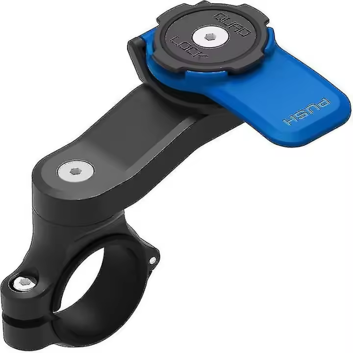 Quad Lock Motorcycle Handlebar Mount For Iphone And Samsung Galaxy Phones - 1