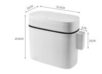 Bandeja De Basura De Cocina Grande Capacidad 10/12L Impermeable Tipo Empuñadura Para Cocina Y Baño Recipiente De Residuos - details 13