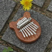 Mini Kalimba De Madera De 8 Teclas Calidad Superior Instrumento Musical Accesorio De Piano De Dedos Regalo Elegante - details 10