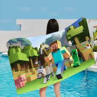 Toalla De Baño De Playa Minecraft Ghast Fireball Para Niños Toalla De Piscina De Viaje Picnic Personalizada Absorbente Rápido Tamaño 30x60 Cm 50x100 Cm - details 15