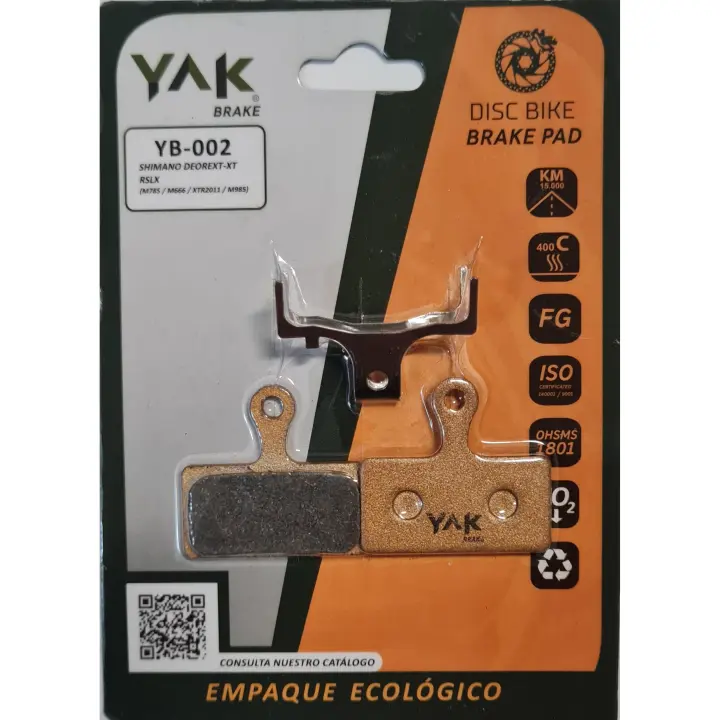 Pastillas de Freno Bicicleta - YB002 - Shimano BX BR XT Alfine Deore FSA Afterburner Rever Clarks - 1