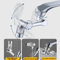 Extensor De Grifo Universal Rotativo 1080° Filtro Removible Accesorios De Cocina Y Baño Anti Salpicaduras Modo 1 - details 6
