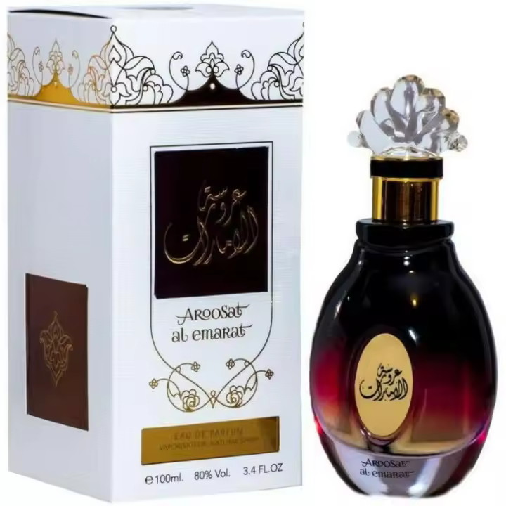 Perfume árabe de mujer Aroosat Al Emarat Perfume Ard al Zaafaran 100ml,Fragancia femenina fresca, floral , duradera, Colonia de mujer 100 ml NOVEDAD - 1