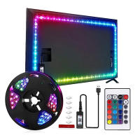 Fresnel Flexible LED RGB 5M Con Cambia De Color Y 24 Teclas Para Iluminación De Juego De Niños Habitación De Fiesta En Casa Luz De Fondo Para TV - details 0