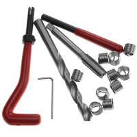 Kit De Reparación De Hilos Métricos Helicoil Para Coche Herramienta De Reparación De Coche M5 M6 M8 M10 M12 M14 15pcs/20pcs/30pcs - details 3