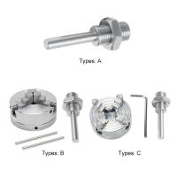 Zinc Alloy 4-Jaw/3-Jaw Tornillo De Latón Para Torno De Madera Y Metal Mini Con Conector Rod Self Centering Opcional Para Tornos De Metal - details 1