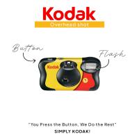 Kodak Fun Saver 800 con Flash. Cámara desechable Kodak 27 Fotos. Inmortaliza Momentos con La Cámara Desechable Kodak con Flash. Cámara Kodak Clásica de Usar y Tirar. Inmortaliza Momentos con Kodak Cámara Desechable con 27 Fotografías - details 1