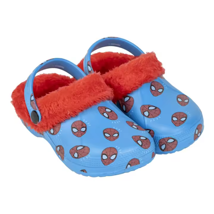 Zapatillas de Casa Zueco de Borreguillo Spiderman Niño 79950 - 1