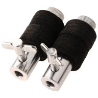 Soporte De Cymbal De Batería De Metal Resistente Para Bajista Accesorios De Percusión Soporte De Abrazadera De Hi-Hat 2 Piezas - details 3
