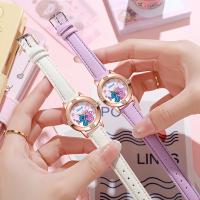 Reloj De Cuarzo Anime Pointer Para Niños Lilo & Stitch Regalo De Vacaciones Reloj Infantil Con Marcas Arábigas Y Cierre De Correa De Cuero - details 2
