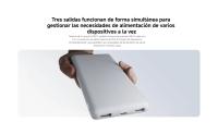 Xiaomi Power Bank 10000mAh 22W Lite - Batería portátil ligera con carga rápida 22.5W, 3 puertos y apta para llevar en avión - details 4
