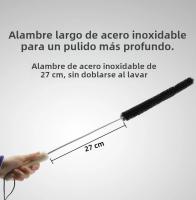 Cepillo De Limpieza Para Máquina De Lavar 1PC Cepillo Para Tubo De Secadora Cepillo De Limpieza Interna De La Cilindro De La Máquina De Lavar Material De Acero Inoxidable - details 4