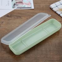 Caja De Comedor Portátil Multicolor Con Cubierta Transparente Estuche De Alimentos Ecológico Para Estudiantes Y Hogar Incluye Cuchillo Fork Cuchara - details 12
