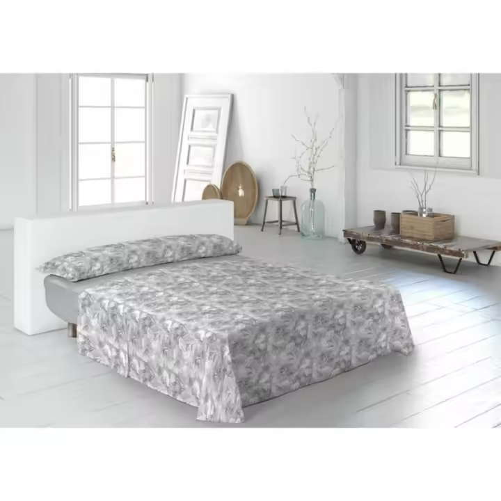 Pierre Cardin - Juego de Sábanas Pierre Cardin TANIA Gris Cama de 90 - 1