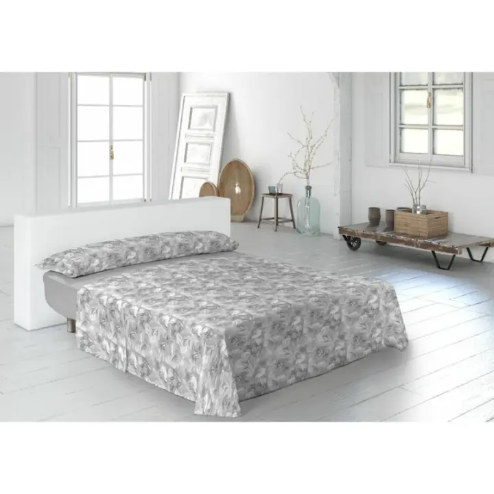 Pierre Cardin - Juego de Sábanas Pierre Cardin TANIA Gris Cama de 90 - 1