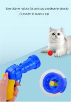 Pistola De Juguete Para Mascotas Con Bolas De Peluche Y Ping Pong Autoalivio Para Gatos Y Perros Juguete Interactivo Para Estimular El Interés De Caza - details 4