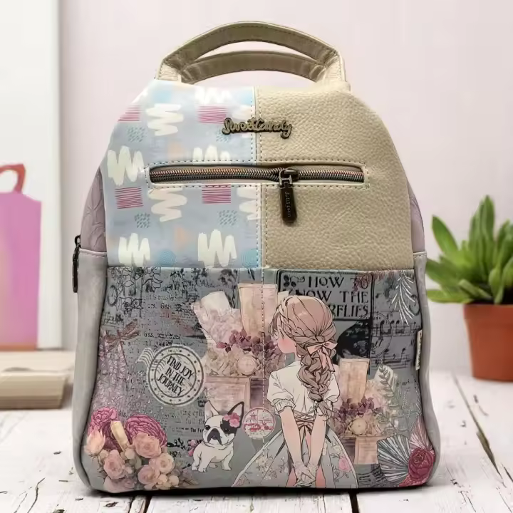 Mochila Antirrobo Sweet & Candy Bags – Dreamy Garden - 30 x 27 x 14 cm - 1