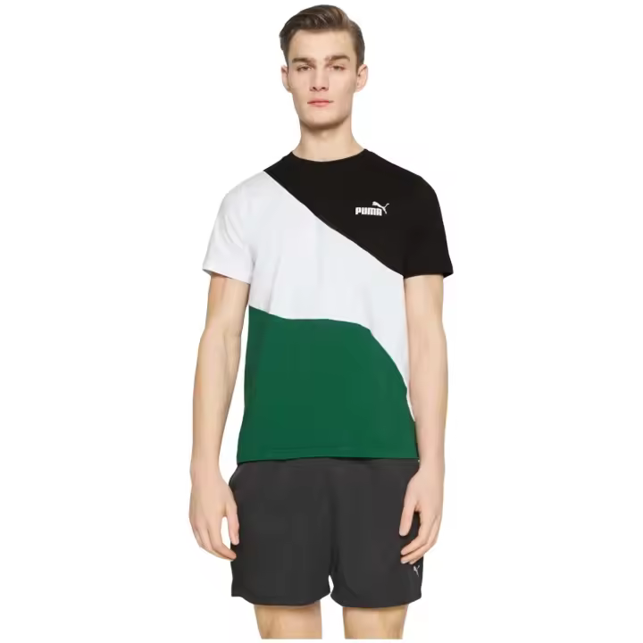 Camiseta de Manga Corta Puma Power Cat para hombre en color multicolor - 1