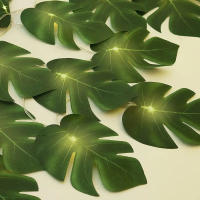 Luces De Hoja De Monstera LED 1.5/3/6M Iluminación Decorativa Para Jardín Y Pared Pilas Incluidas Estilo Tropical Rattan - details 7
