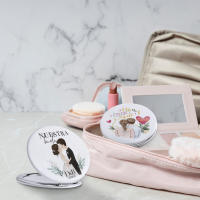 RegaloVip.es, Pack 10 a 25 espejos Redondos de Polipiel, Regalo para Bautizos, Comuniones y Bodas, Hogar con Estilo, Detalles únicos y originales. Decoración con Estilo, Estilo y Funcionalidad, Diseño Personalizado. - details 1