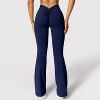 Leggings De Yoga Para Mujer Fitness Running Gimnasio Deportes Pantalones Completo Elasticidad Algodón Poliéster Cierre Elástico - details 8