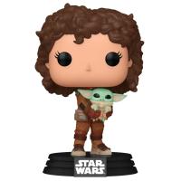 Figura Funko POP Star Wars Mandalorian 9 Peli Motto with Grogu - details 1