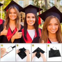 Banda Diadema para Birrete de Graduación - Accesorio Antideslizante para Gorras de Graduación, Ideal para Mujeres Graduandas - details 0