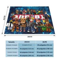 Ropa De Cama De Peluche Flannel Para Juegos De Mesa Roblox Cómoda Y Caliente Para Uso Doméstico Primavera Otoño - details 1