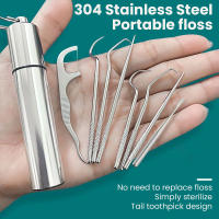 Juego De Herramientas Dentales Portátiles De Acero Inoxidable 304 Agujas Para Palillos Y Limpieza Dental Uso Individual - details 0