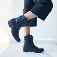 Eva Zorteon- Botín Tejano Cowboy Bordado en ECO-PIEL. Marca TULIPANO. - details 0