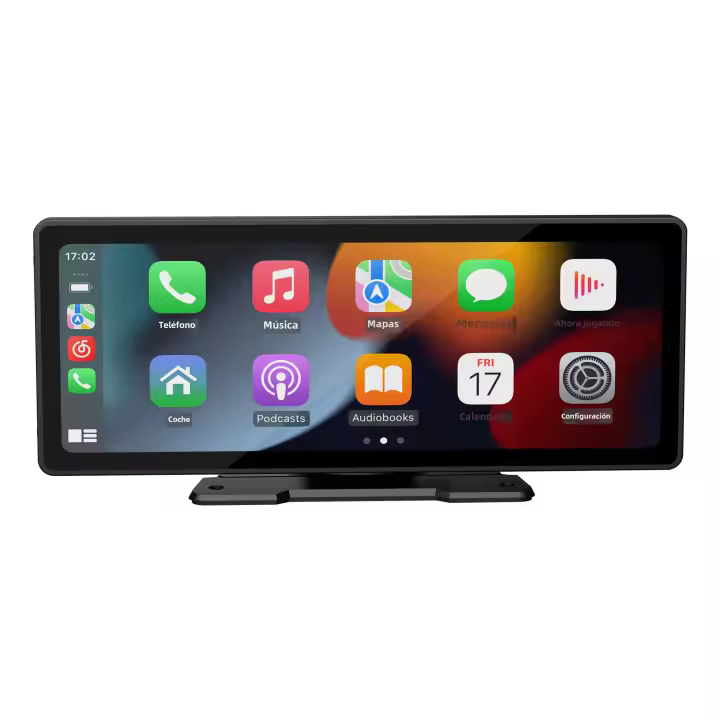 BQCC Pantalla Portátil De Coche 10.26 Pulgadas Con Wireless Carplay HD Cámara Trasera Reversa Radio DVR MP5 Multimedia Android Auto - 1