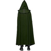 Mens Renacimiento Ropa de Los Hombres S Cardigan Con Capucha Capa Larga Casual Retro Gótico Cosplay Partido Etapa Outfit Tops - details 2