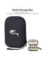 Estuche Portátil Para Cañas Muspor Para Clarinete Y Saxofón Capacidad De Almacenamiento Para 20Pcs Impermeable Y Con Holder De Transporte - details 21