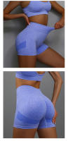 Shorts De Cintura Alta Sin Costuras Para Mujer Estilo Deportivo Y Yoga Secado Rápido Elevación De Glúteos Para Running Y Fitness - details 13