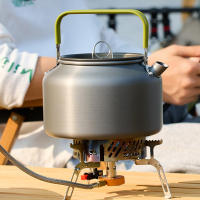 Kettle De Camping Portátil Exterior Antideslizante De Aluminio Ligero Con Manija Antisalpicaduras Para Picnic Y Cocina - details 4