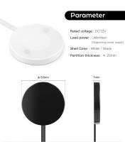 Interruptor De Luz Dimmer Sin Cable Con Sensor De Toque Y Mano Para Gabinete De Tira De Luz Panel De Madera Perforable 25mm - details 6