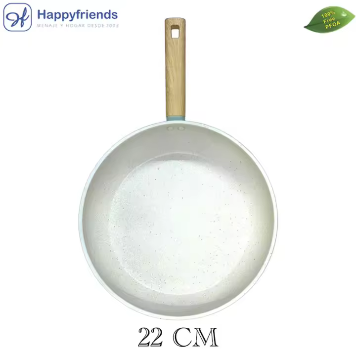 HAPPY FRIENDS Sartén Antiadherente para Inducción ELEGANT ECO. Ø20/22/24/26/28/30/32 cm. Libre de PFOA - 1