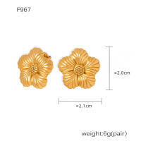 Pendientes de Maple inoxidable de la Flor del Pivot priionero para las mujeres de Oro de Plata con inclusiones de color Multi Zircon Pendientes de las mujeres Cute Girls Ear Cuff - details 2