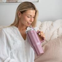 Flamingueo Vaso Termico - Taza Termo Acero Inoxidable Termo Cafe Para Llevar Bebidas Frías 24h y Calientes 10h Botella Termica 1,18 Litros - details 12