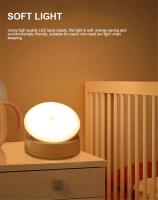 Luz Nocturna LED Rotativa Sin Cable Con Sensor De Movimiento Recargable USB Para Dormitorio Pasillo Luz De Sensación De Movimiento LED Lámpara - details 8