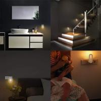 Luz Nocturna De Pared Con Sensor De Atardecer EU/US Plug Bombilla LED Caliente Blanca Ahorro De Energía Para Habitación De Niños - details 5