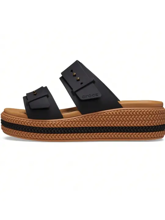 Brooklyn Woven Buckle W de Crocs, comodidad y estilo en cada paso. Diseño ergonómico, ideal para el día a día y actividades al aire libre. - 1