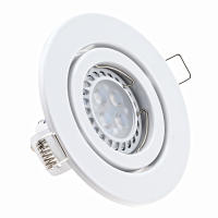 2/6/10PCS Enclavamiento GU10 Soporte De Marco De Aluminio Base MR16 Sin Ajuste Para Bombillas LED De 50mm Material Metálico Para Iluminación De Vestíbulo - details 8