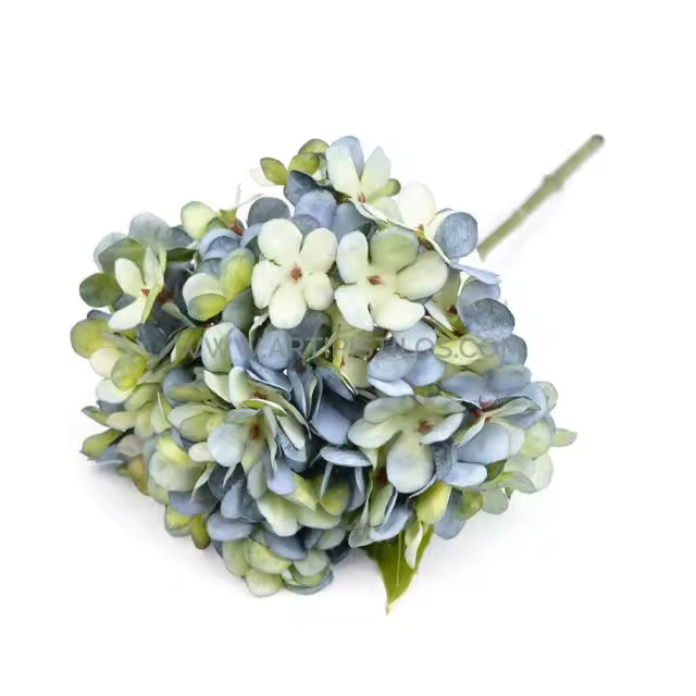 HORTENSIA DE TELA Raíz FLORES Inicio FLORES DE TELA - Decoración Hogar - 1