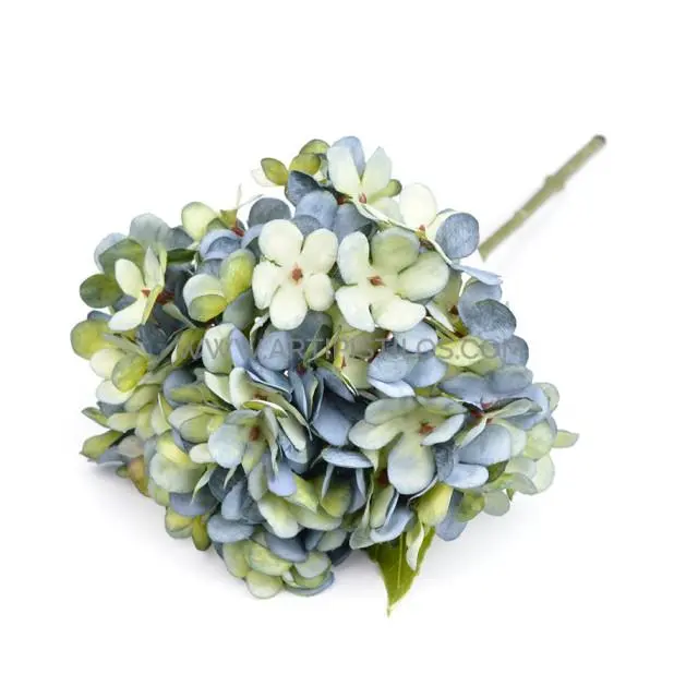 HORTENSIA DE TELA Raíz FLORES Inicio FLORES DE TELA - Decoración Hogar - 1